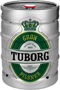 Tuborg Pilsner - 25 l. fustage, 4,6%